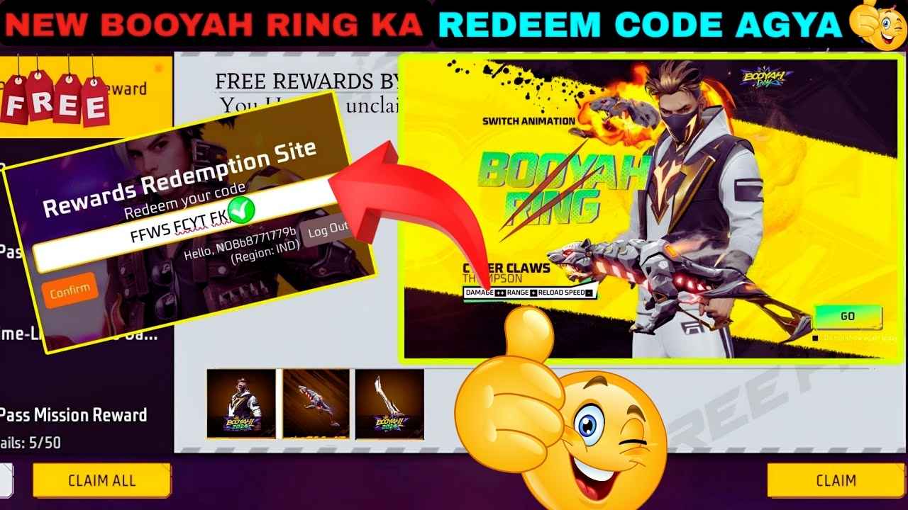 Free Fire Max Redeem Code New