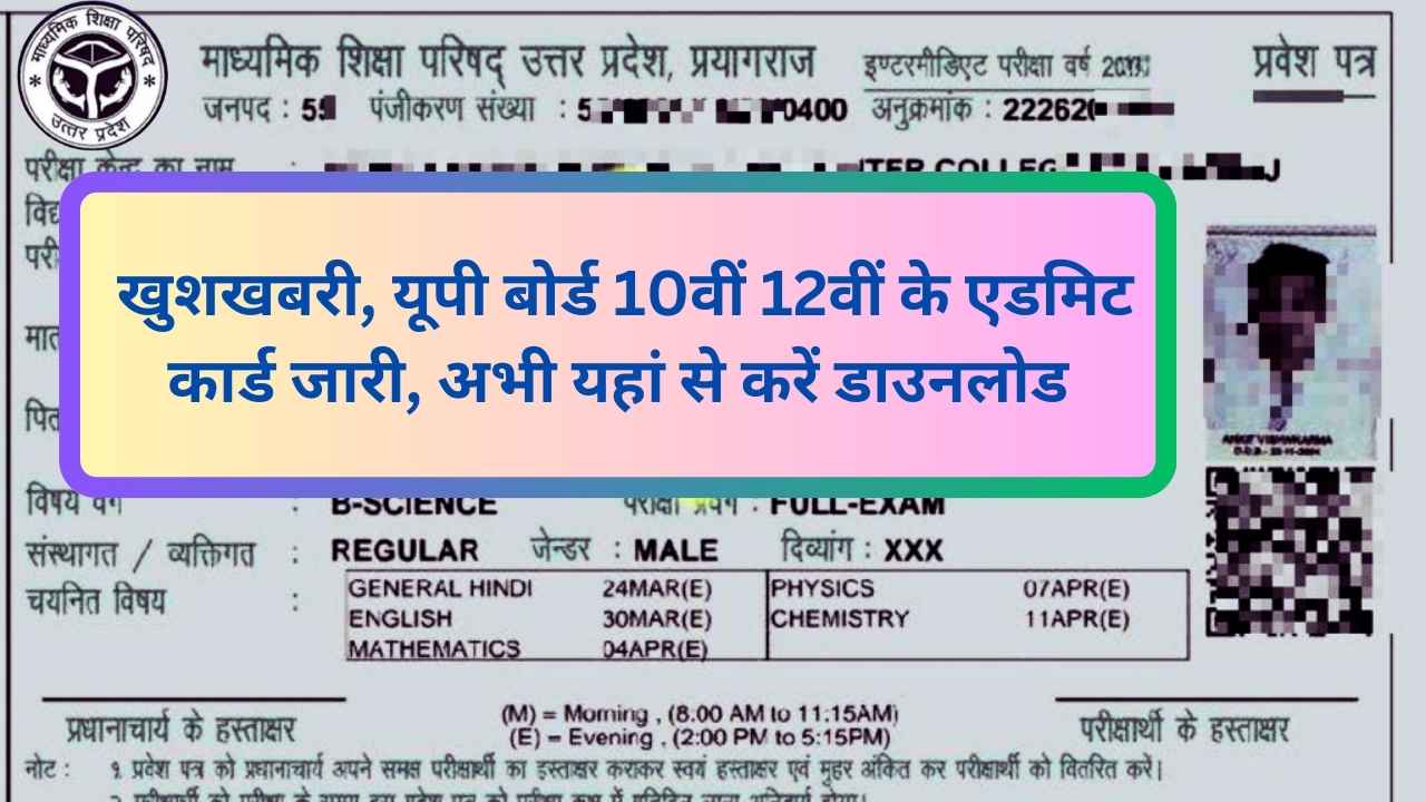 UPMSP UP Board